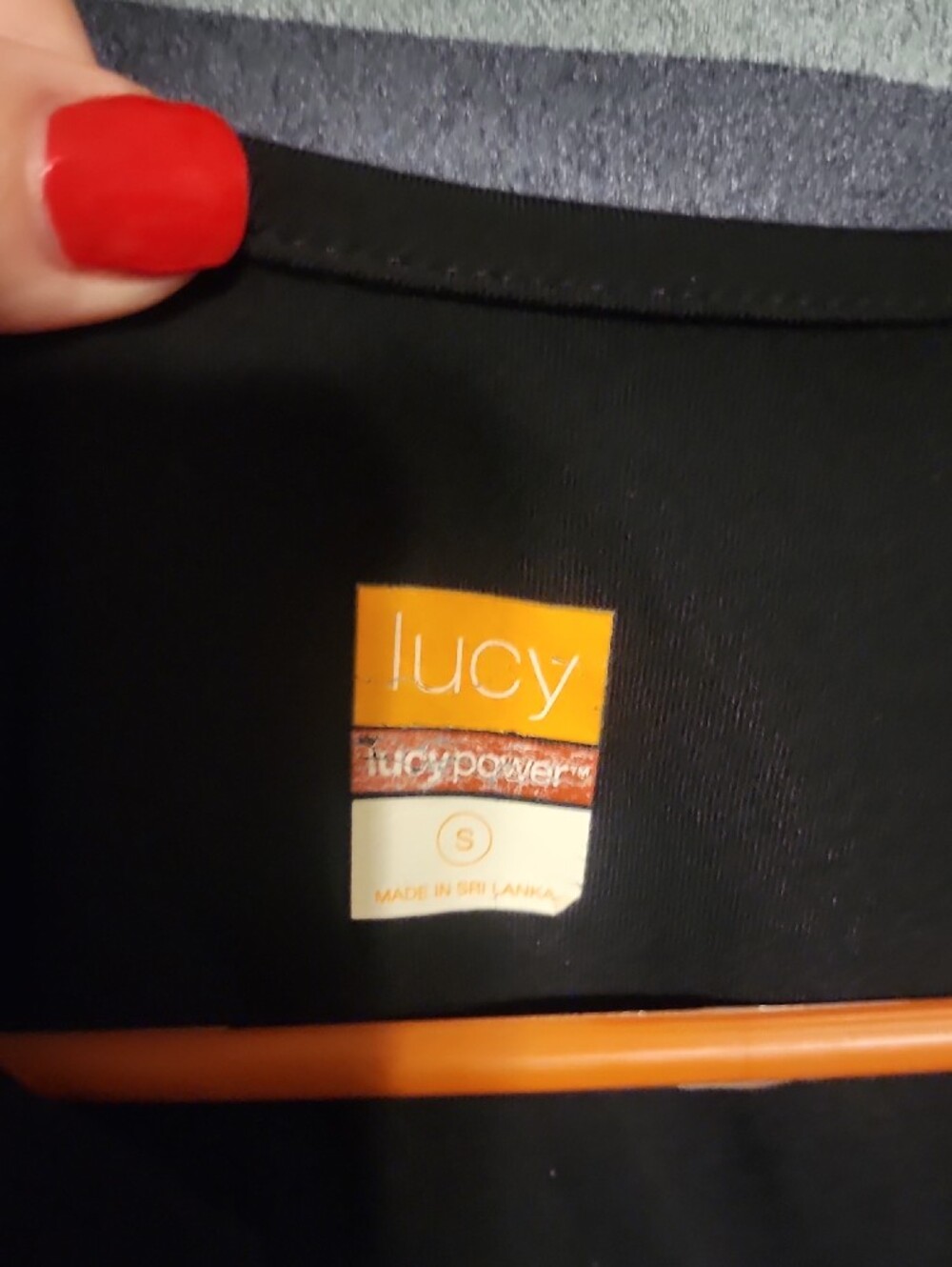 Lucy Black Sleeveless V-Neck Tank Top - Picture 2 of 2